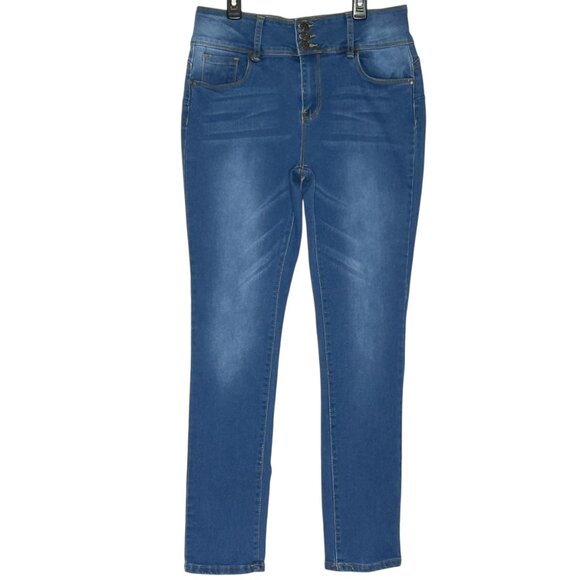 BAMBOO Denim - Bamboo Women's Junior size 13 Skinny High Rise Blue Jeans